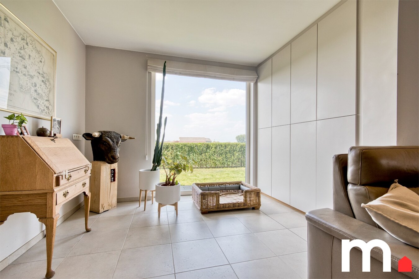 Lichtrijke halfopen woning met prachtige verzichten op de velden in Lendelede! 