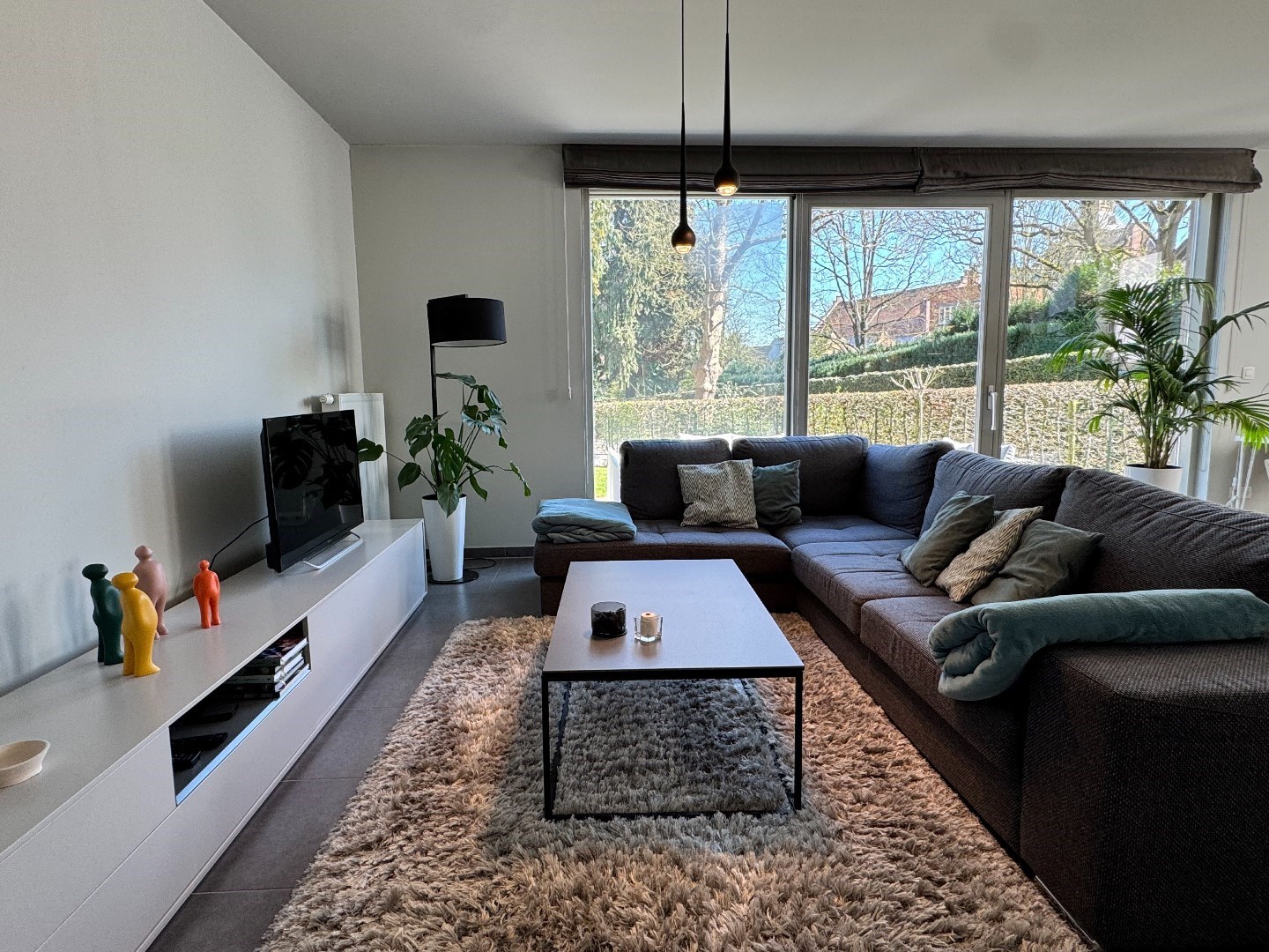 Gelijkvloers appartement met 2 slaapkamers en tuin 