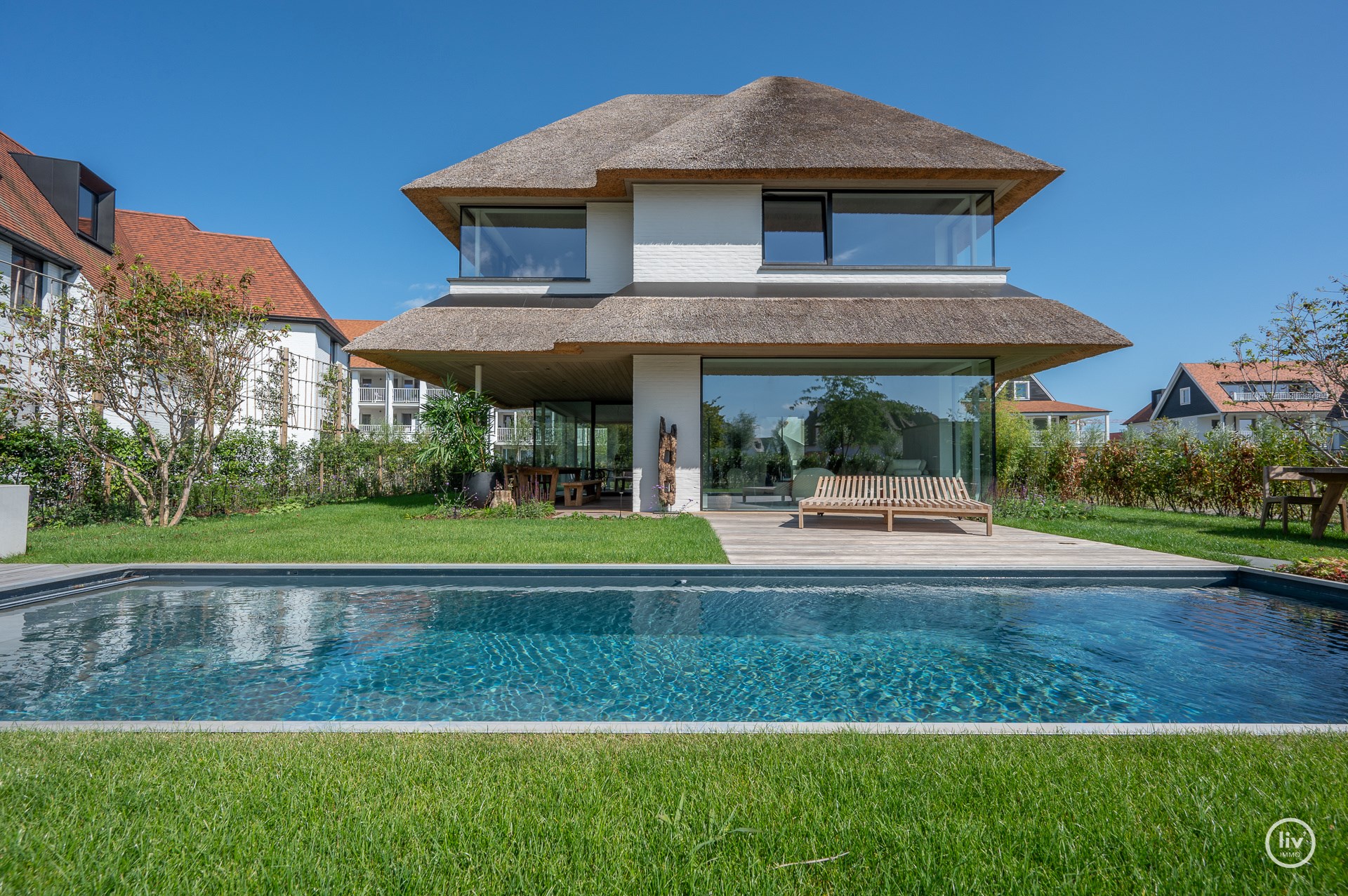 Villa de construction neuve exclusive &#224; Duinenwater avec une orientation parfaite du soleil. 