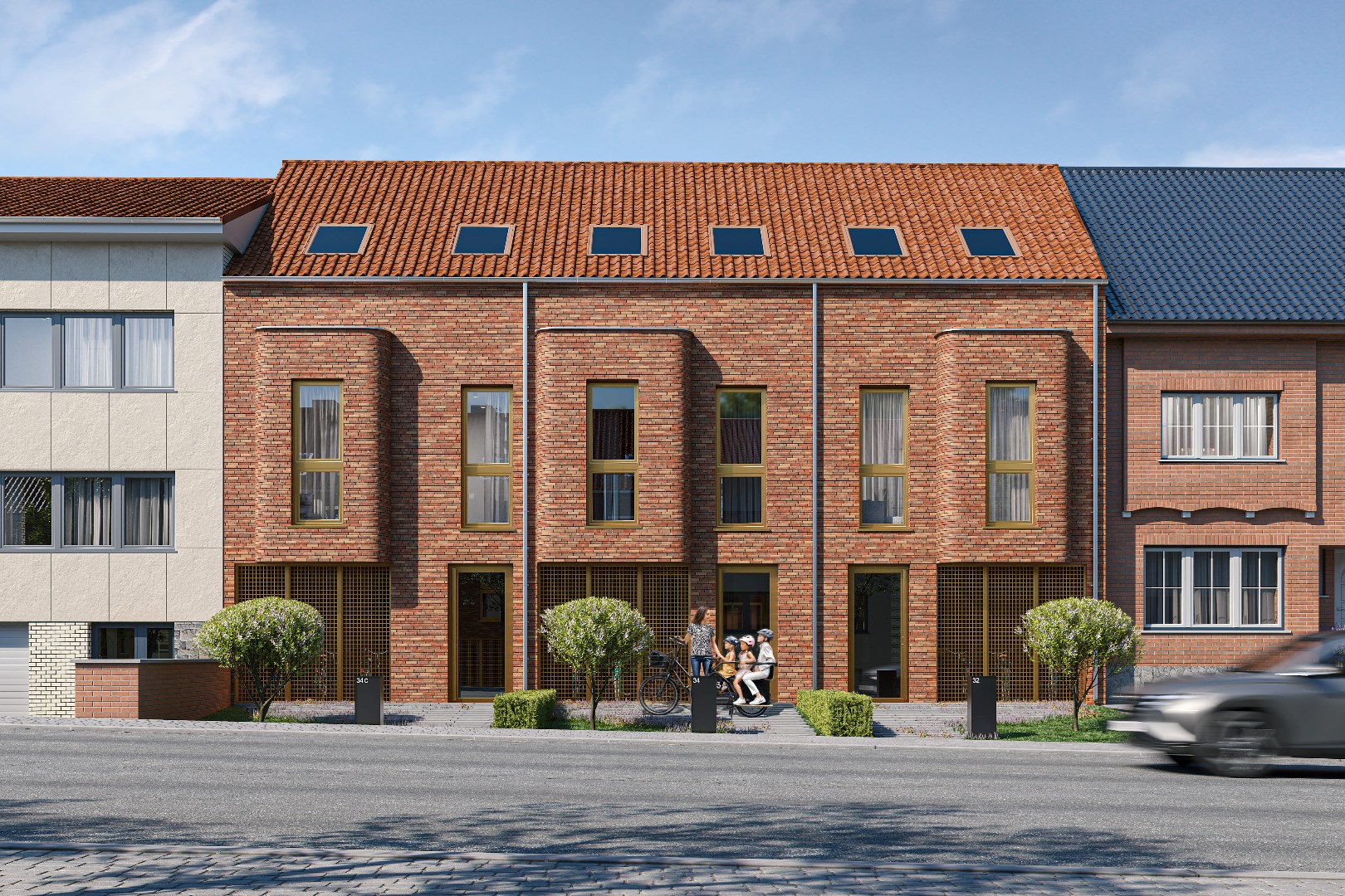 Nieuwbouwwoning met 3 slaapkamers - bewoonbare oppervlakte 183 m&#178; - E-Peil 0 