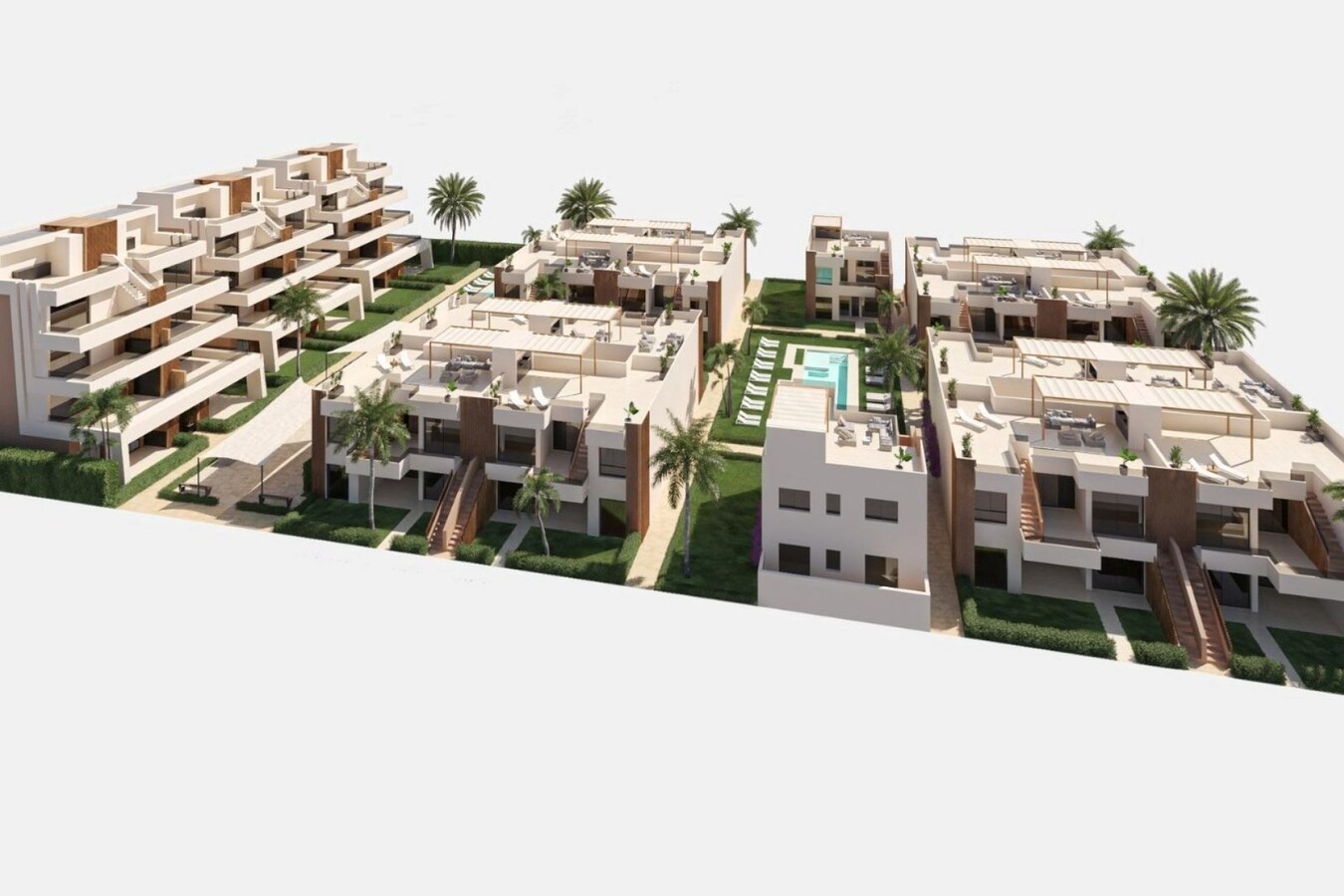 Nieuwbouwappartementen, bungalows en villa&#39;s in Condado de Alhama Golf Resort, Murcia 