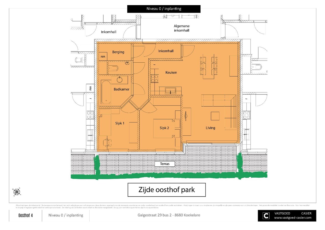 Comfortabel en rustig wonen in het centrum van Koekelare 