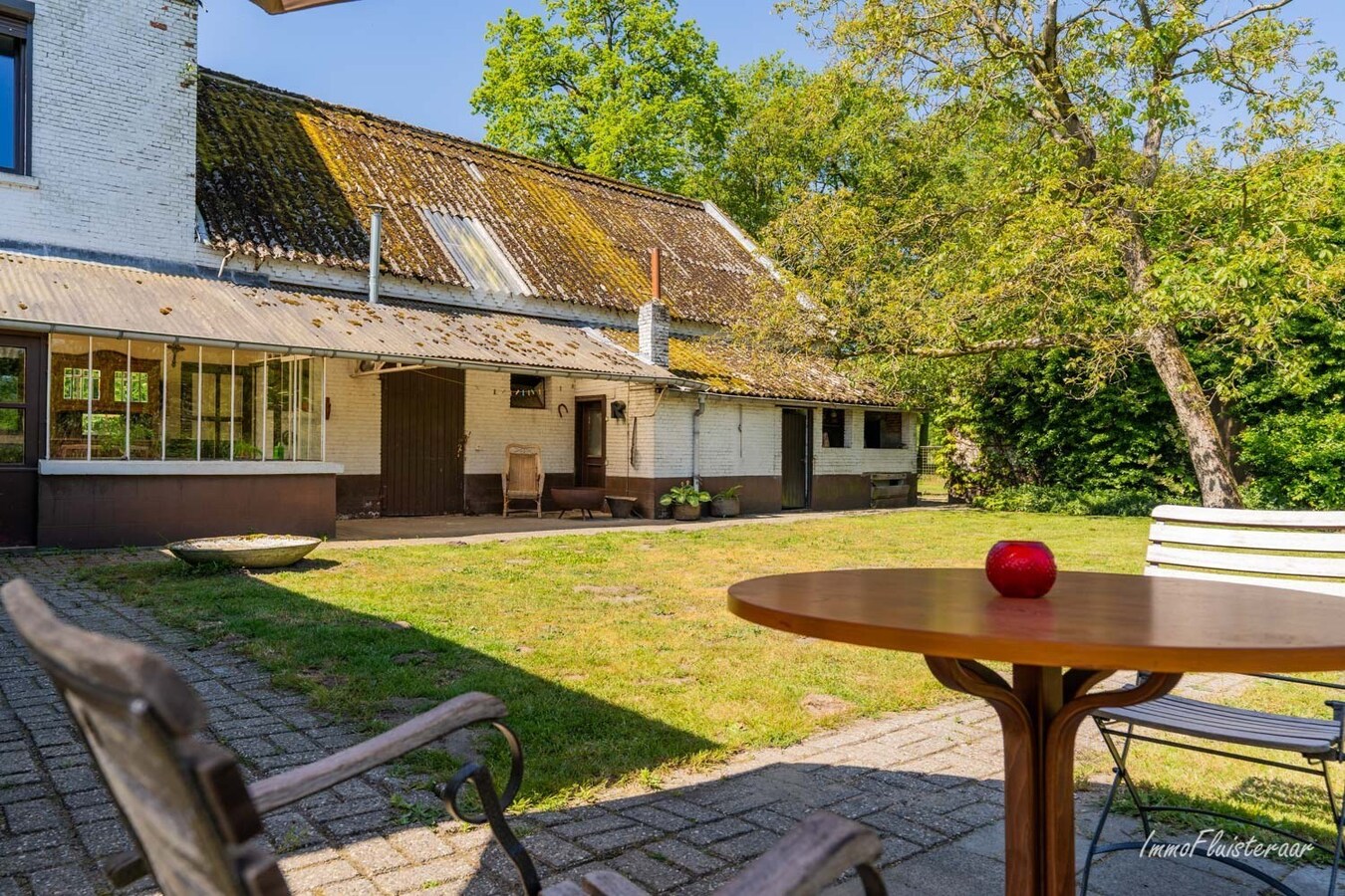 Hoeve op een uitzonderlijke locatie op ca. 5ha te Ham 