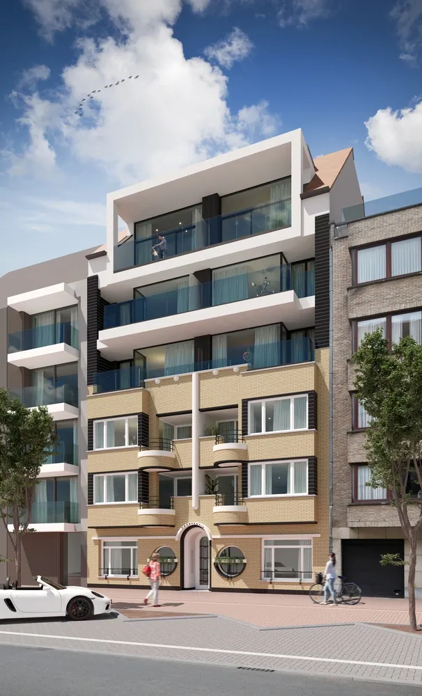 NIEUWBOUW: Ruim, 2/ 3 -slaapkamerappartement met mooie gevelbreedte van 5m50 op een centrale locatie  op de Paul Parmentierlaan, vlakbij de Zeedijk en het Rubensplein.