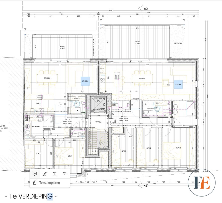 Nieuwbouwappartement in Centrum Serskamp aan 6% BTW 