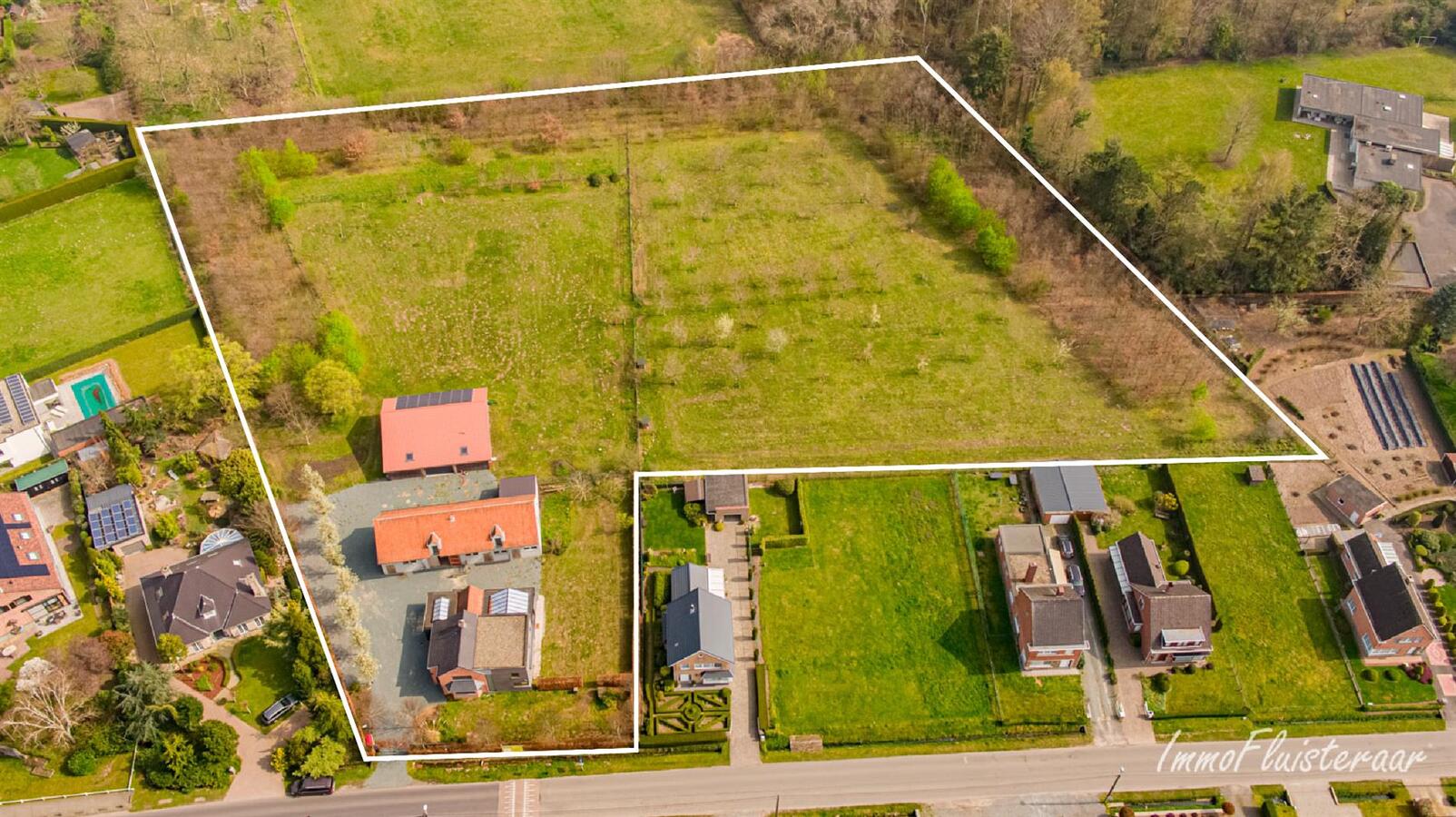 Hedendaagse villa met aanhorigheden op een perceeloppervlakte van 1,6 ha te Belsele 