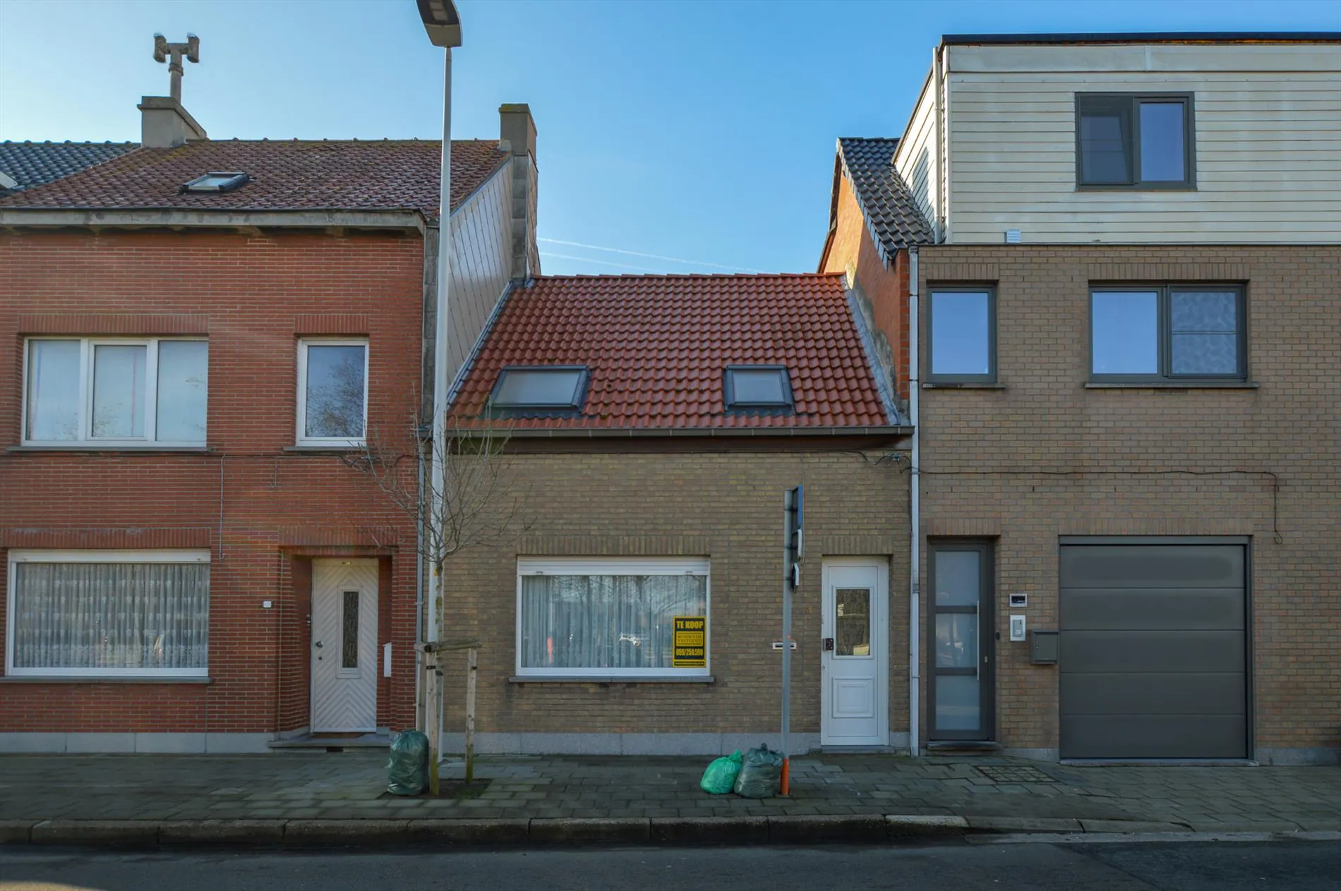 Rijwoning nabij Bredene dorp, opp. 121 m² met 3 slaapkamers