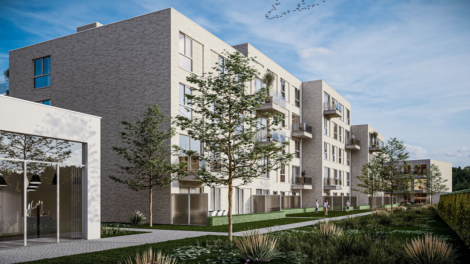 Nieuwbouwappartement met 2 slpk. op topligging in het centrum van Geel 