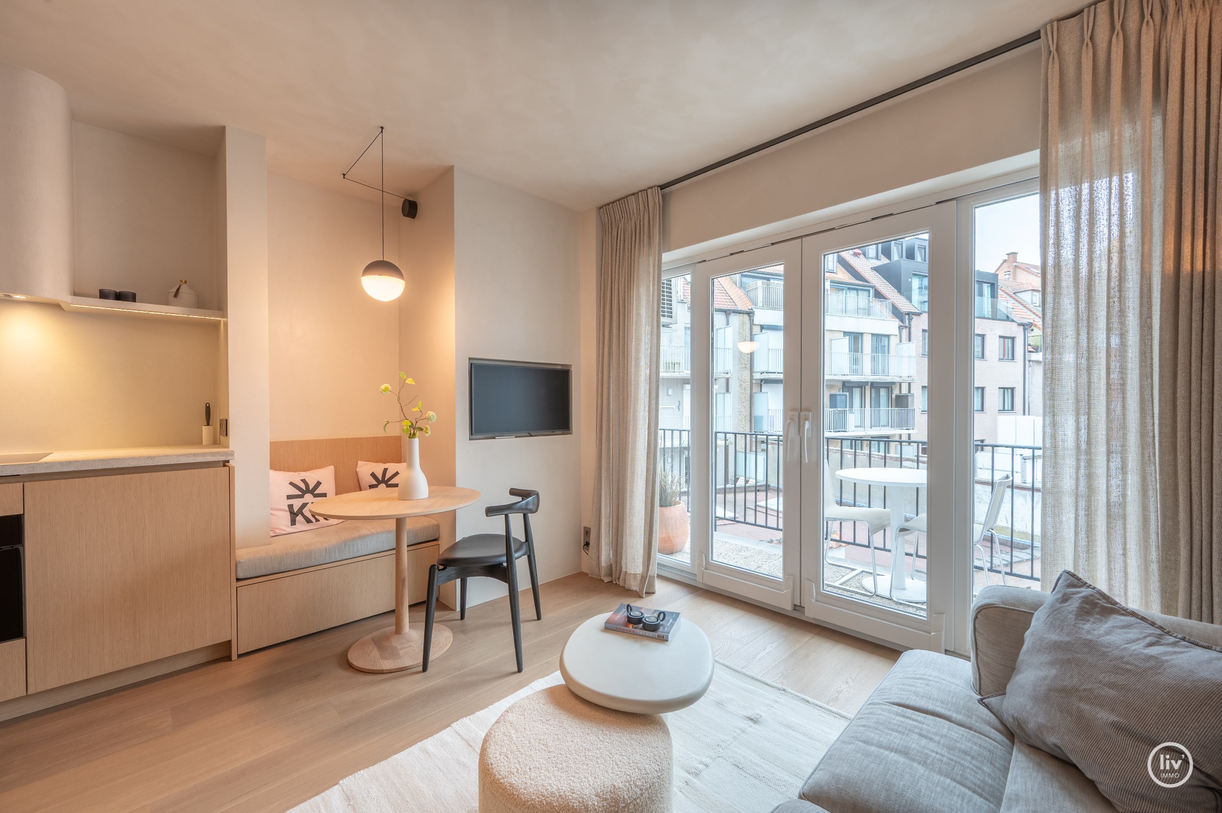 Appartement d&#39;une chambre avec une finition de bon go&#251;t, id&#233;alement situ&#233; pr&#232;s de l&#39;avenue Dumortier. 