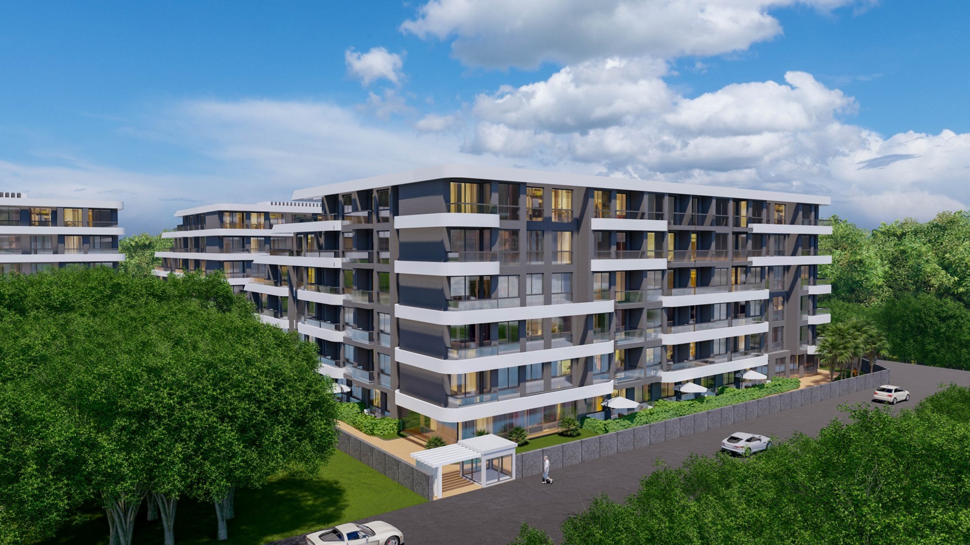 2-slaapkamerappartement met balkon 