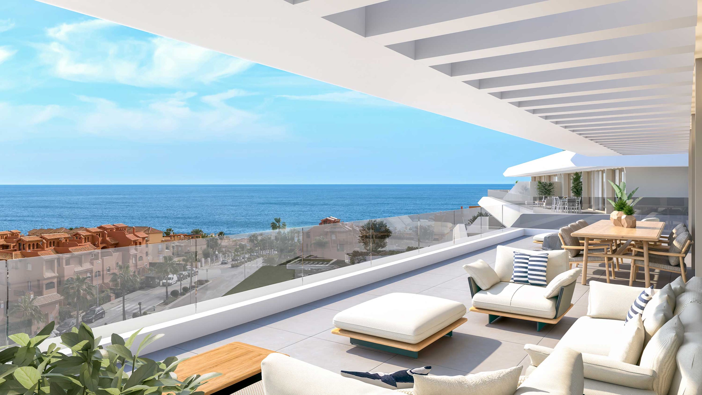 Absolute Estepona: petit projet de construction neuf &#224; proximit&#233; de la plage d&#39;Estepona. 