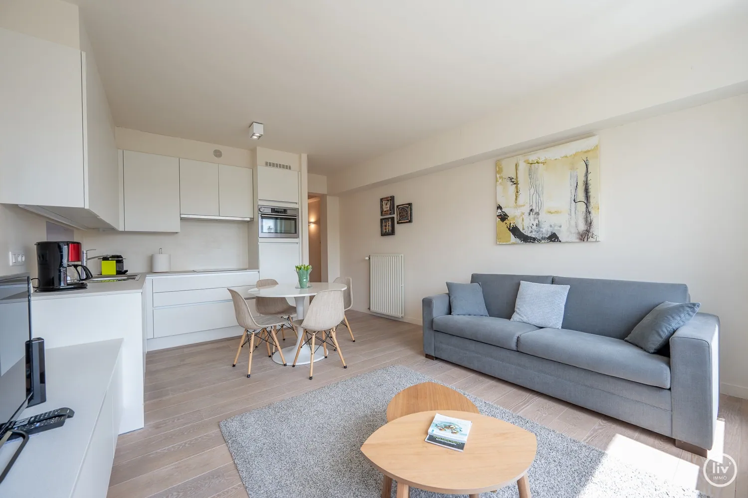 Studio agréable avec vue ouverte situé au l'avenue Jozefnellens à knokke.