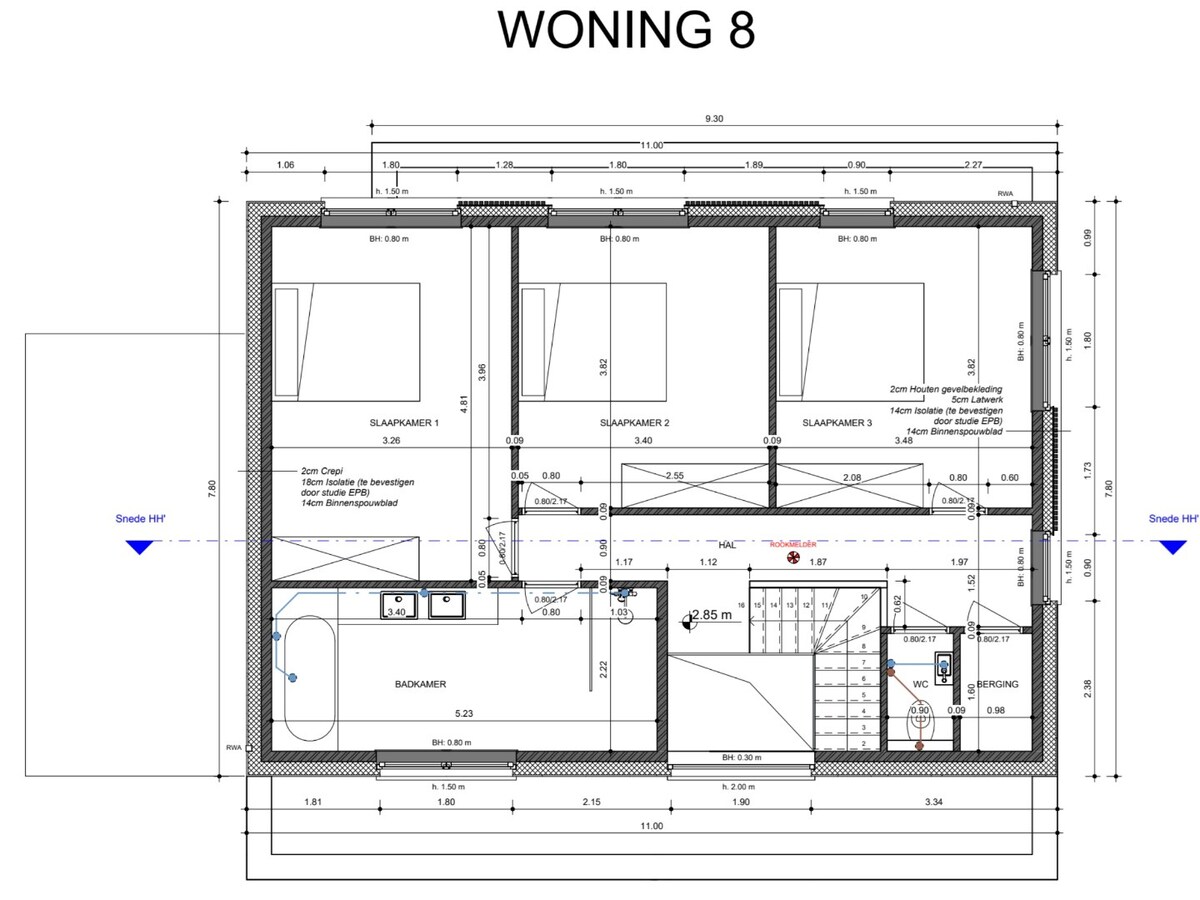 Rustig gelegen nieuwbouwwoning met 3 slaapkamers en prachtig zicht op de velden te Gistel 