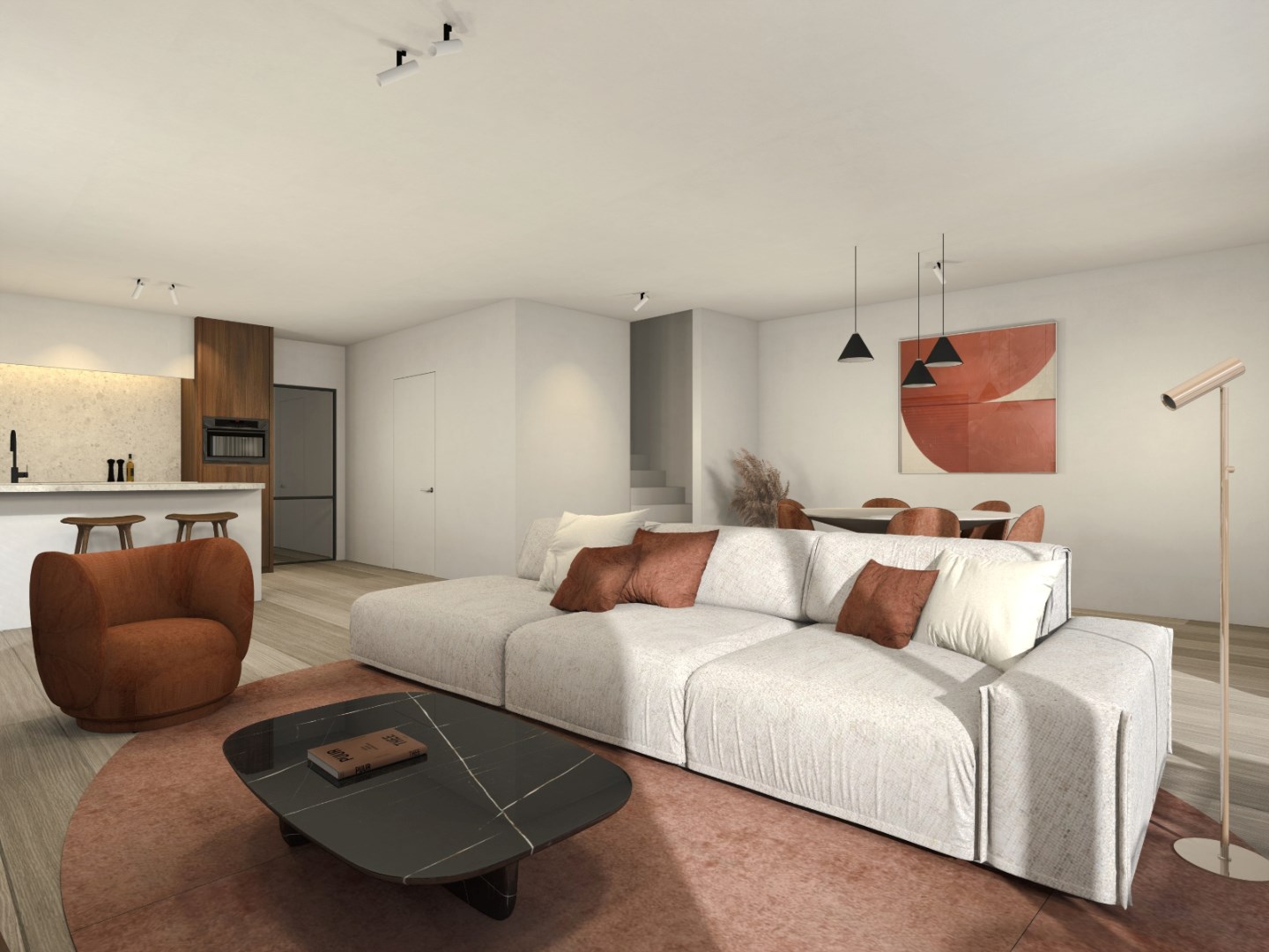 NIEUWBOUW: Modern 3 slpk duplex appartement met terras en garage 