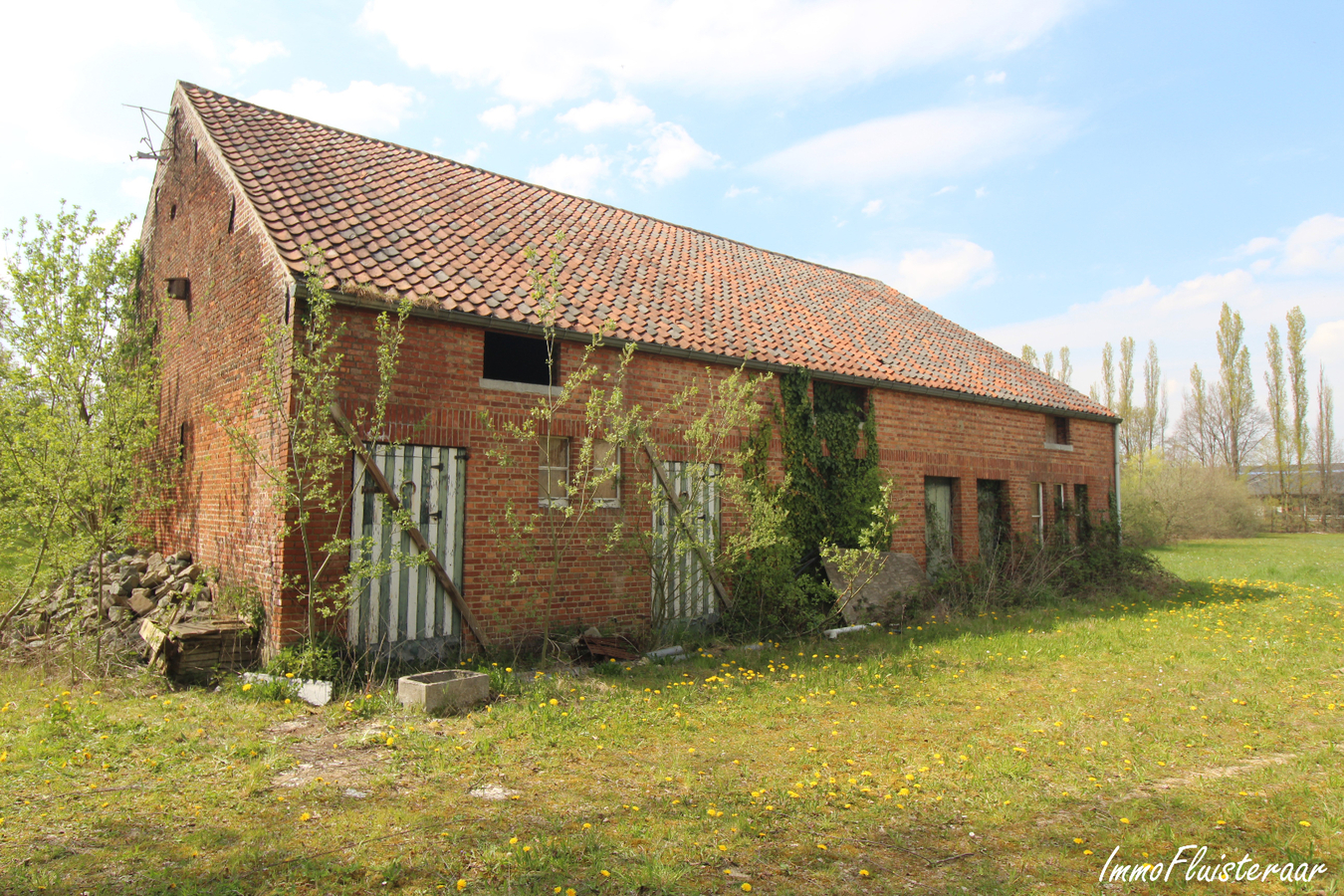 IN OPTIE - Te renoveren woning met stalgebouw/landgebouw en grond op ca. 4,20ha te Aarschot (Vlaams-Brabant) 