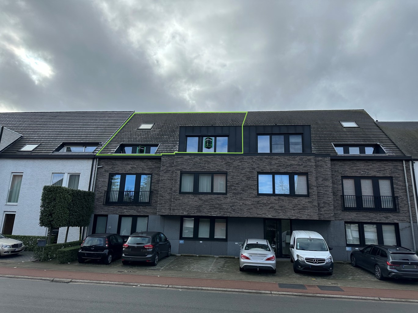 Duplexappartement met twee terrassen in het centrum van Waregem 