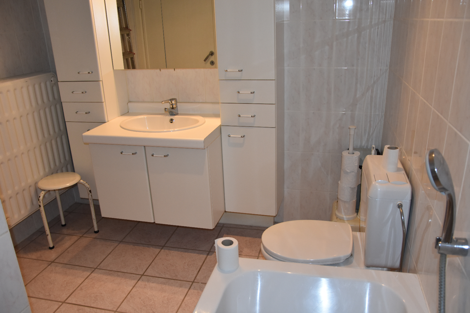 appartement met 2 slaapkamerhoeken. 