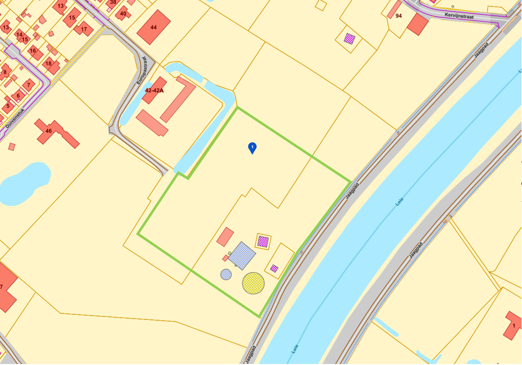 Para agrarisch perceel op 30 000 m&#178; langs de Leie te Bavikhove 