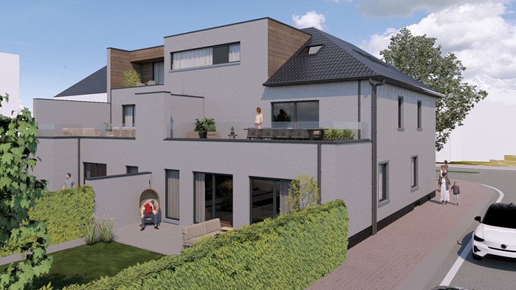 Nieuwbouwappartement op de 2de verdieping van 143,43m&#178; met terras 