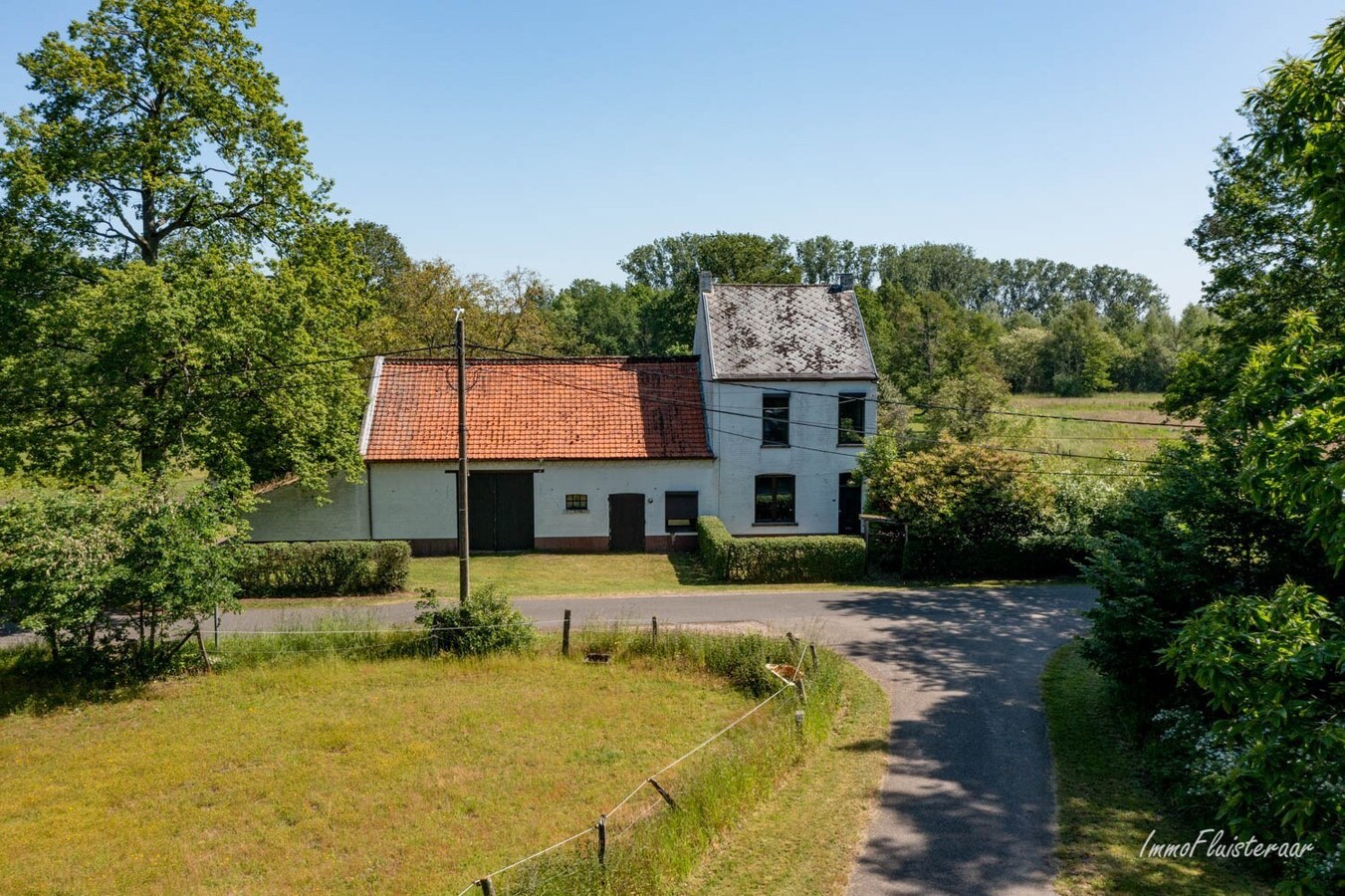 Hoeve op een uitzonderlijke locatie op ca. 5ha te Ham 