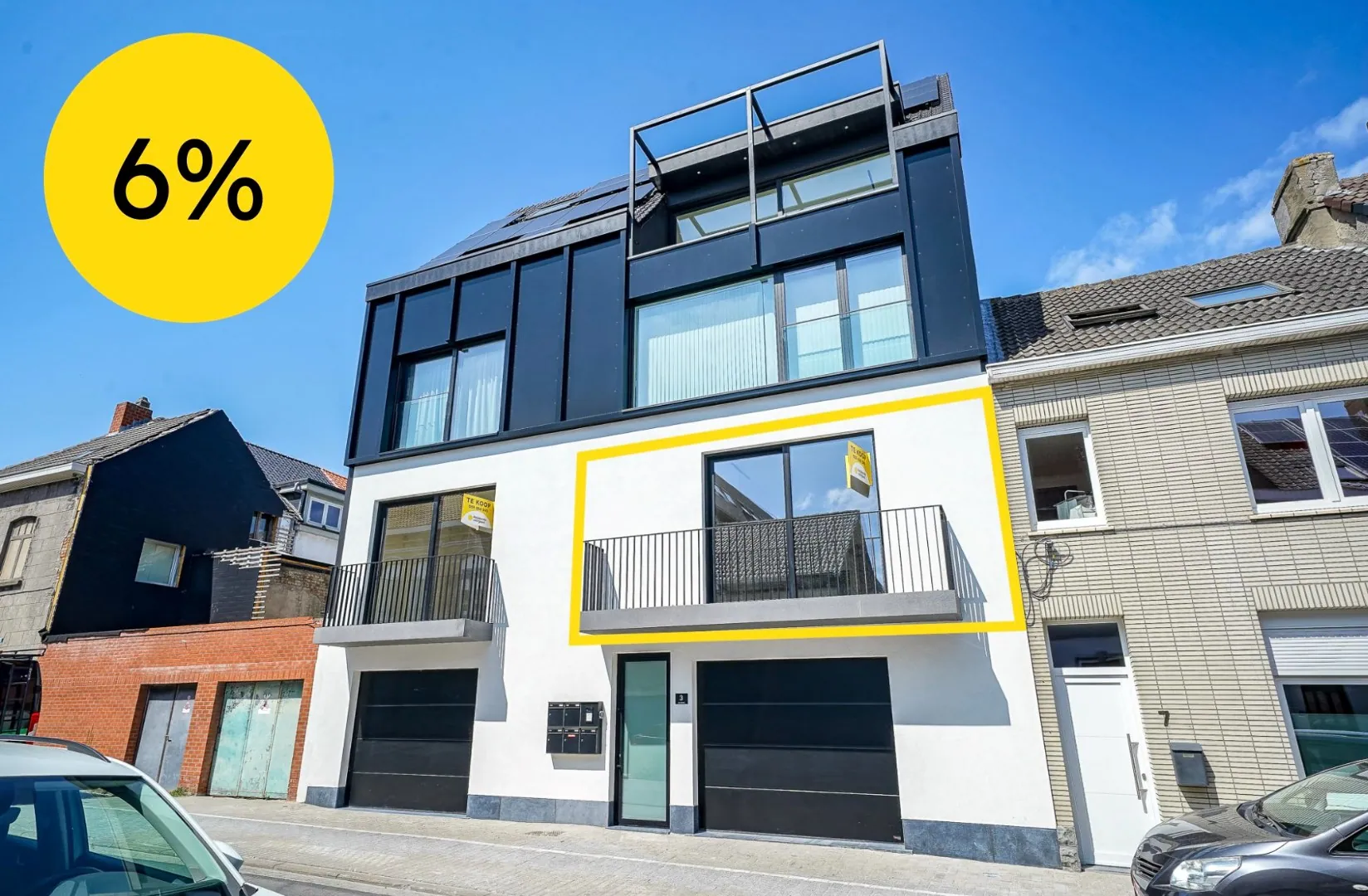 Nieuw 2-slaapkamerappartement met parking !