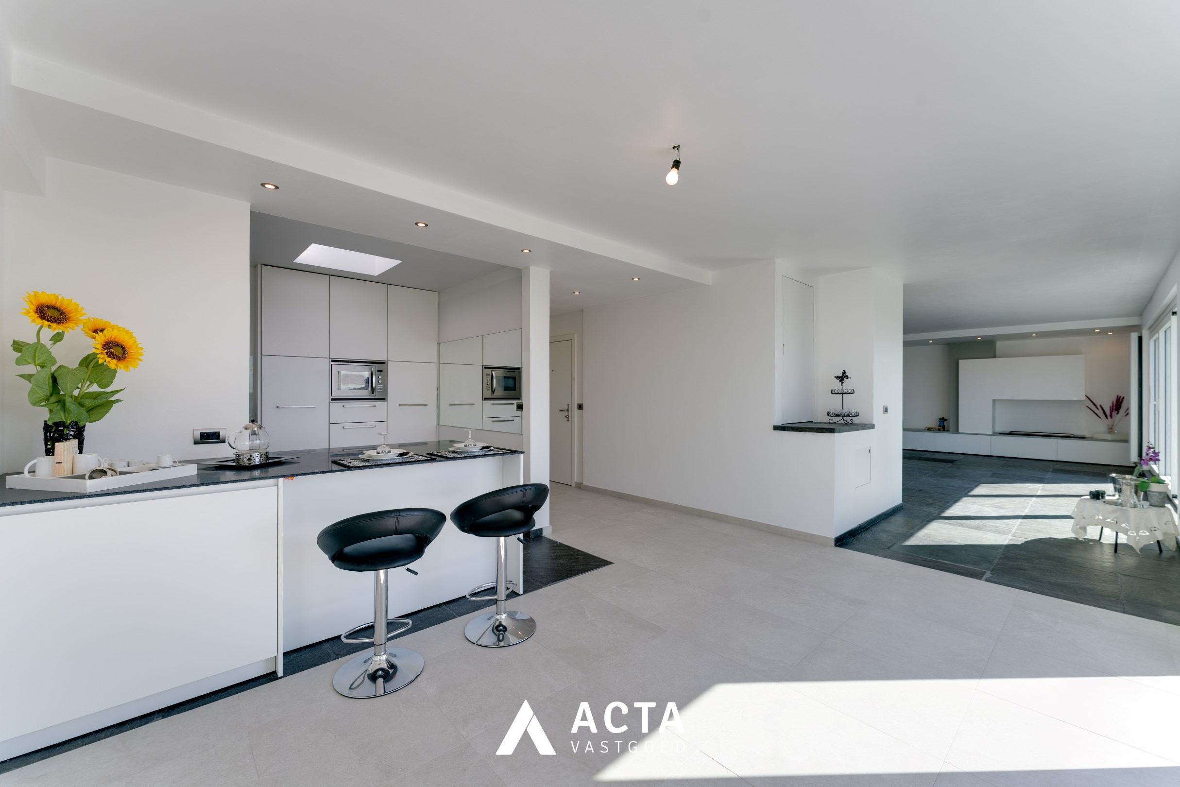 Gerenoveerde penthouse met drie slaapkamers aan het Leopoldpark 