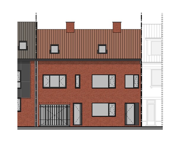 Duplex appartement van 82 m&#178; met &#233;&#233;n slaapkamer in het centrum van Hoogstraten 