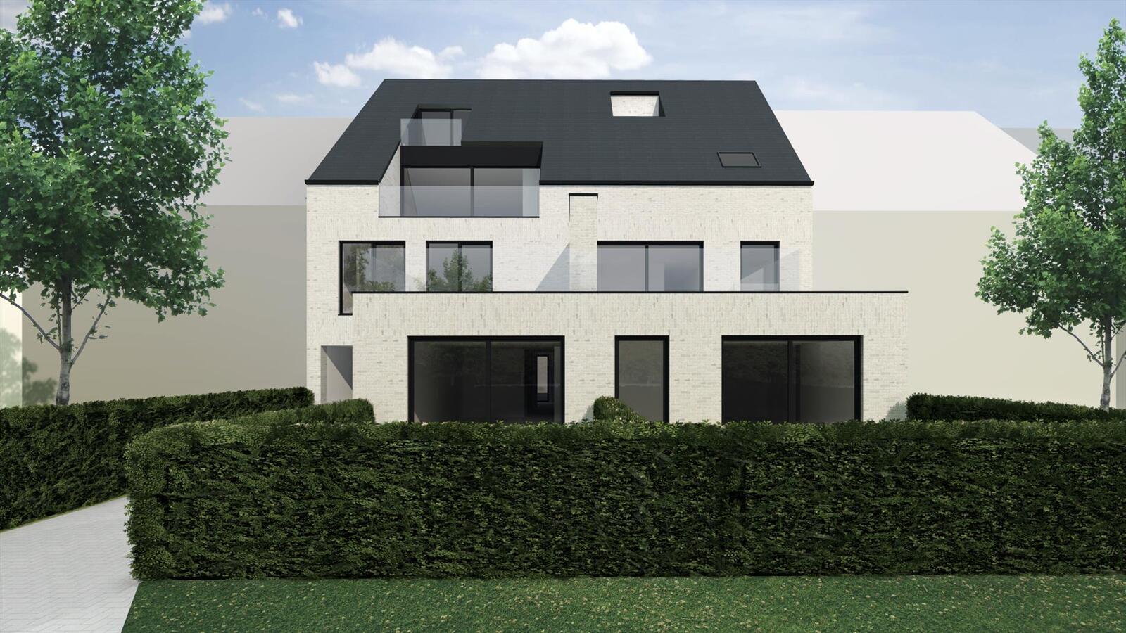 SCHERPENHEUVEL Nieuwbouw 5 appartementen + 5 carports 