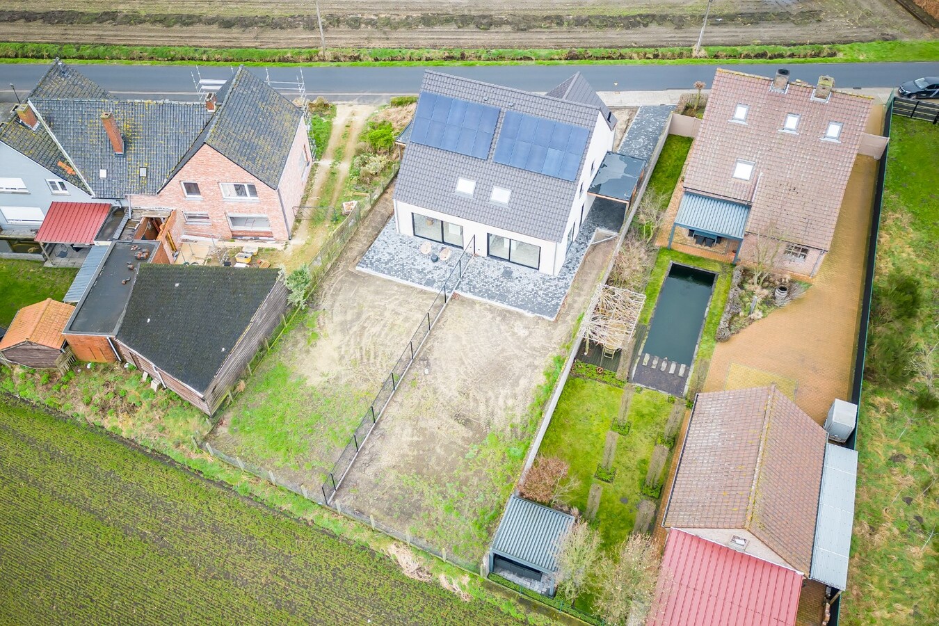 Halfopen nieuwbouwwoning met 3 slaapkamers te Koekelare 