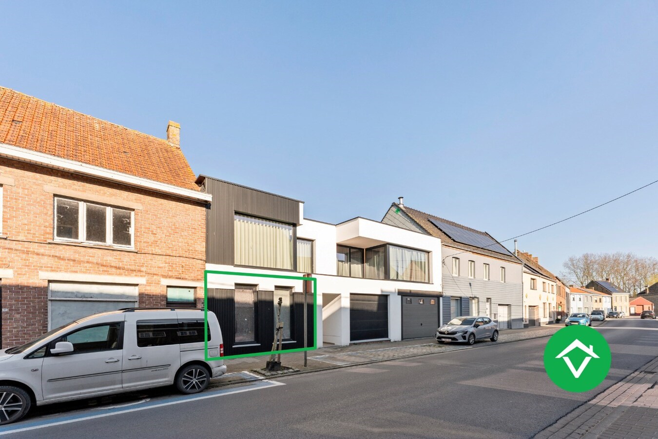 Gelijkvloers appartement met garage te Leke 