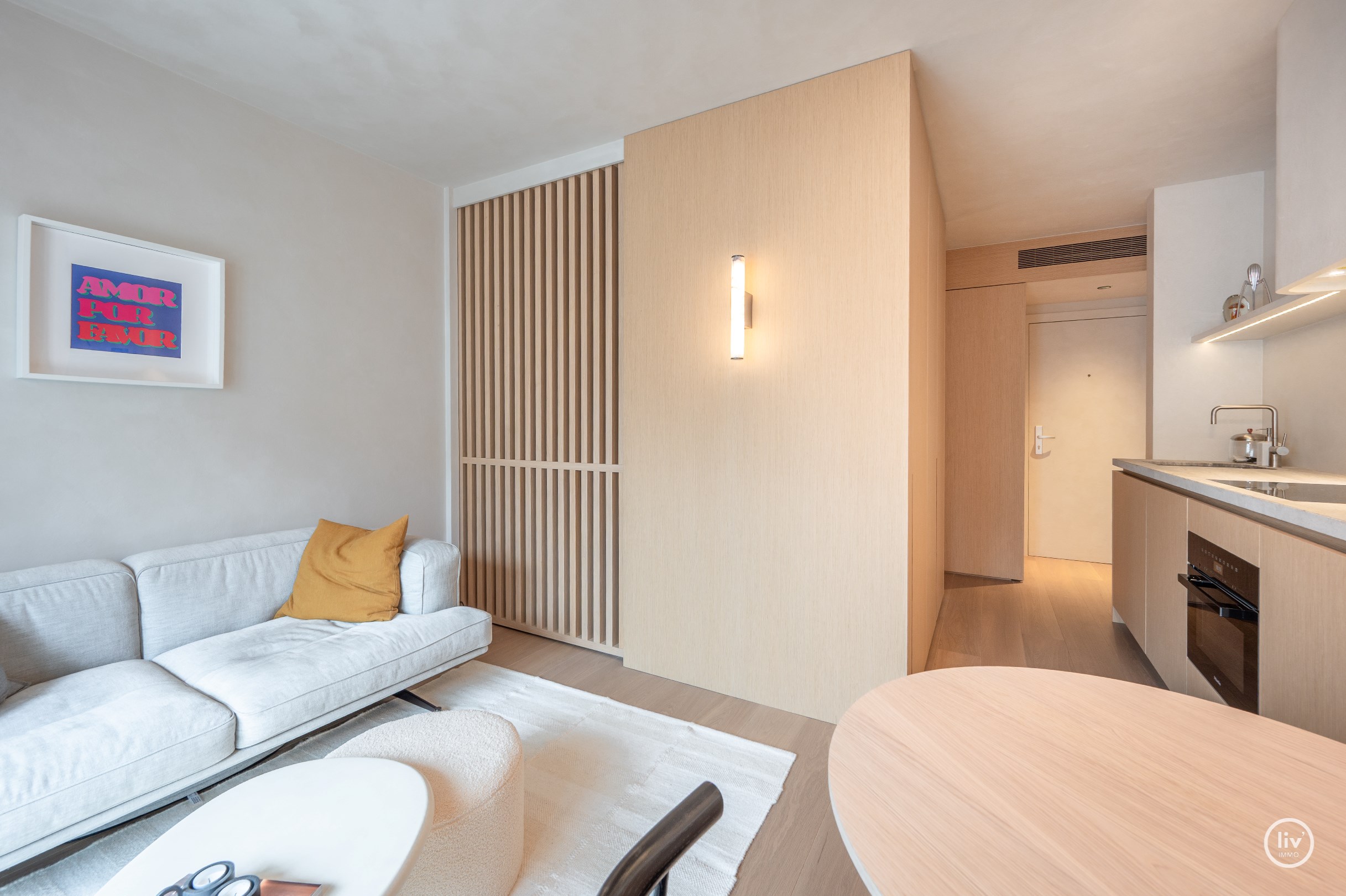 Appartement d&#39;une chambre avec une finition de bon go&#251;t, id&#233;alement situ&#233; pr&#232;s de l&#39;avenue Dumortier. 
