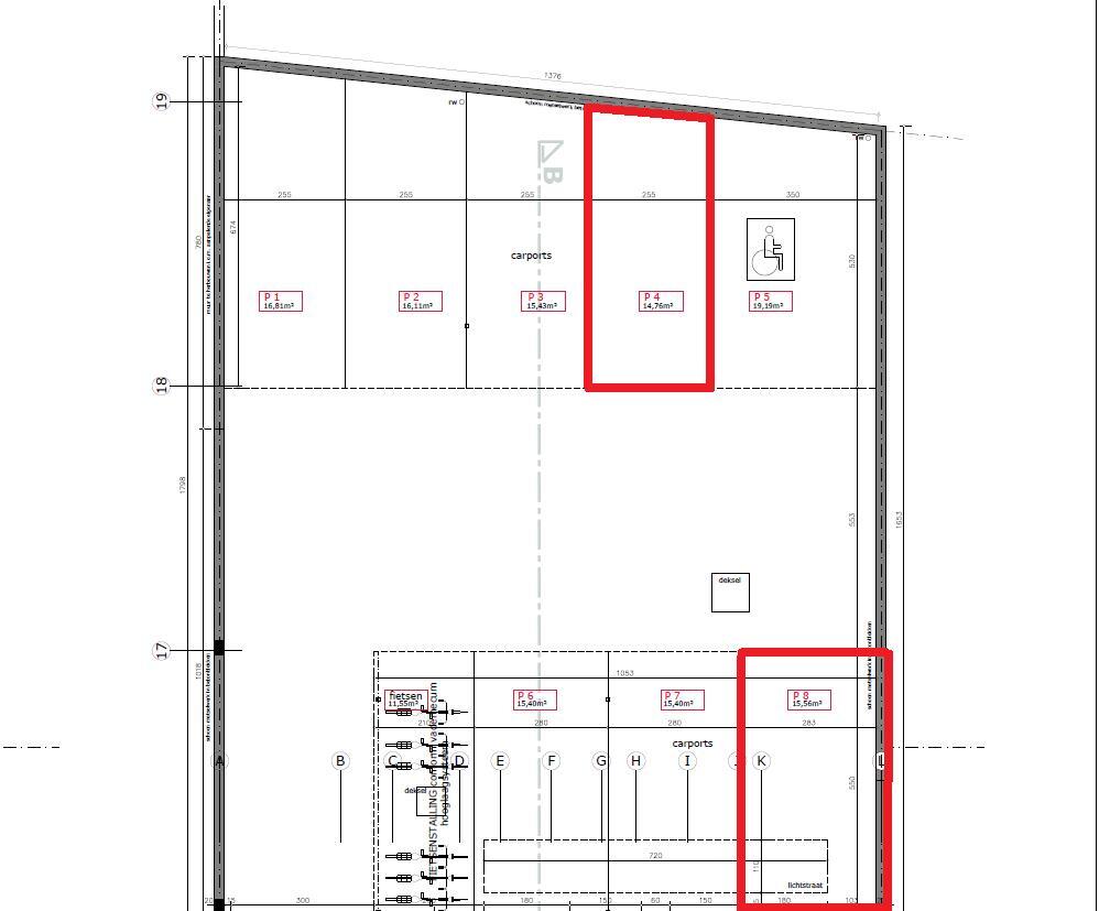 TE KOOP: 2 autostaanplaatsen residentie Peridot - MALDEGEM 