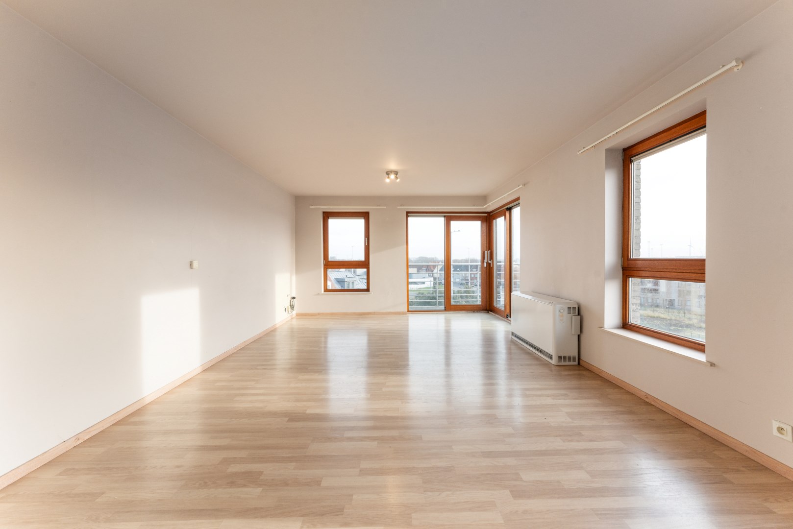 hoek appartement met 1slaapkamer 