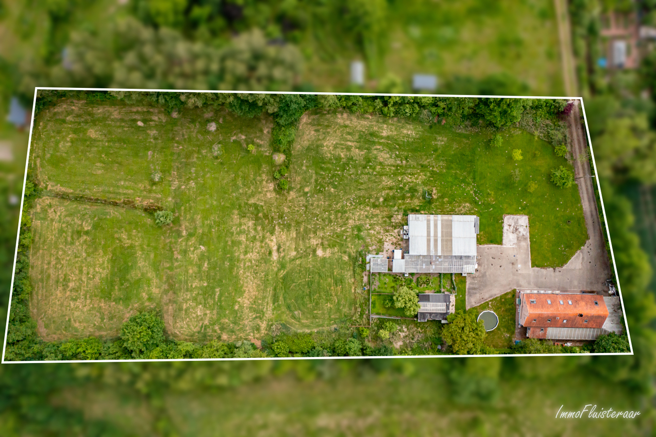 Langgevelhoeve met bijgebouwen en weiland op ca. 1,15ha te Langdorp (Vlaams-Brabant) 