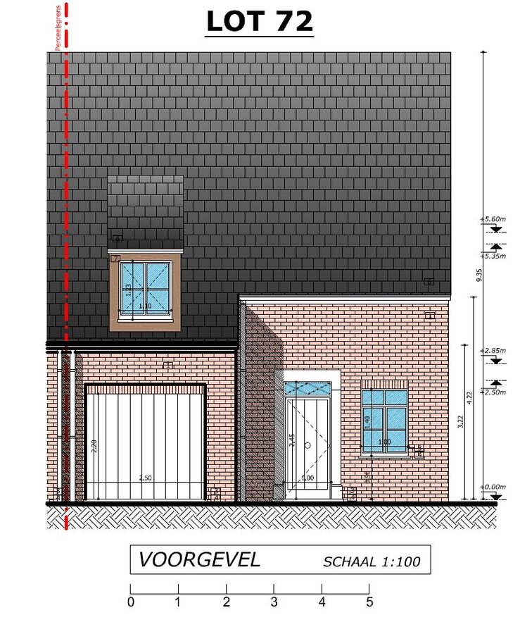 Nieuwbouwwoning met 3 slaapkamers en garage te Middelkerke 