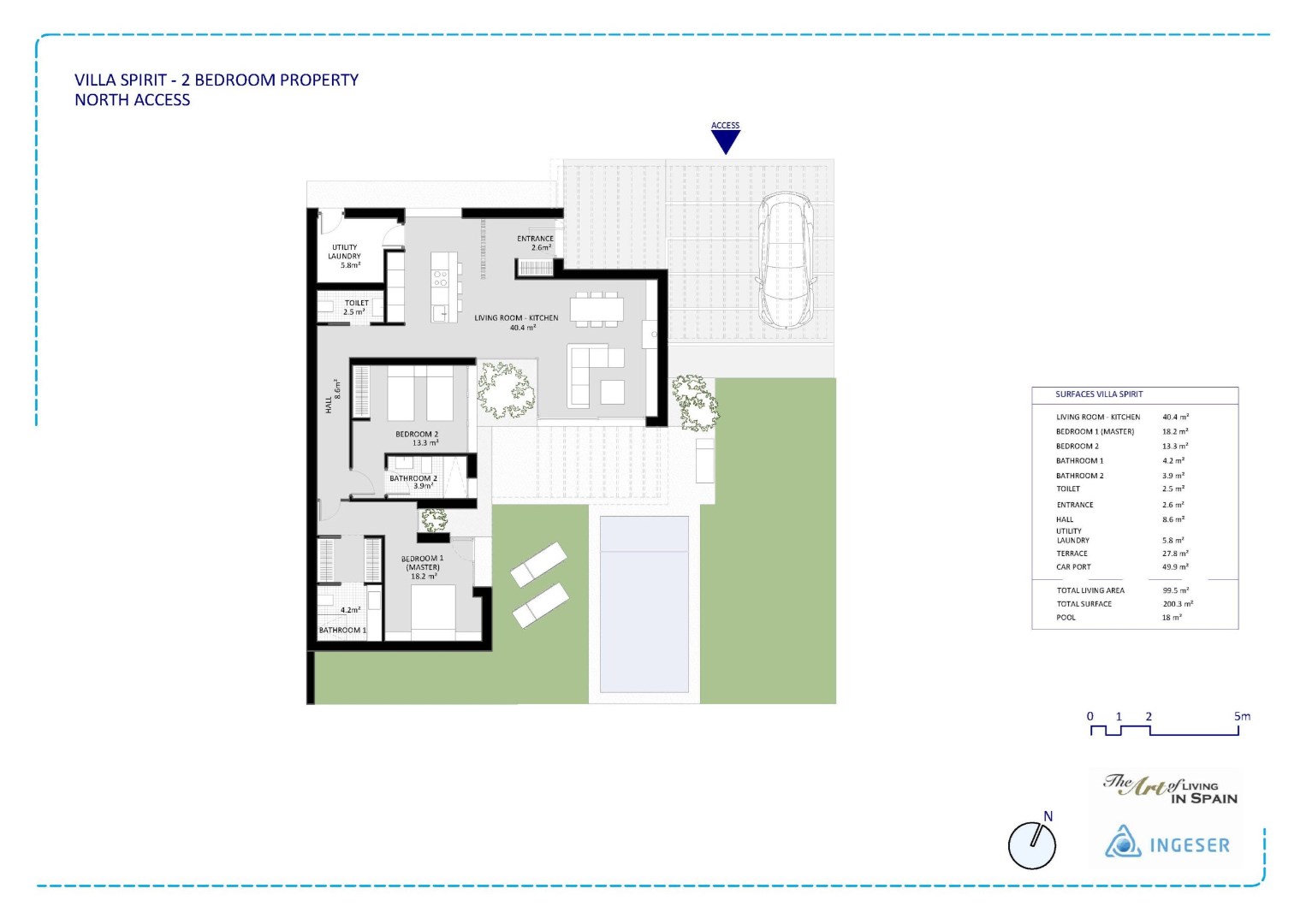 Nieuwbouw eco villa met 2 slaapkamers en priv&#233; zwembad 