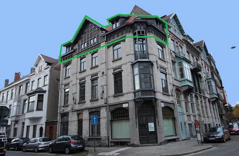 Tof dakappartement met 1 slaapkamer, vlakbij St-Pietersstation en Citadelpark 