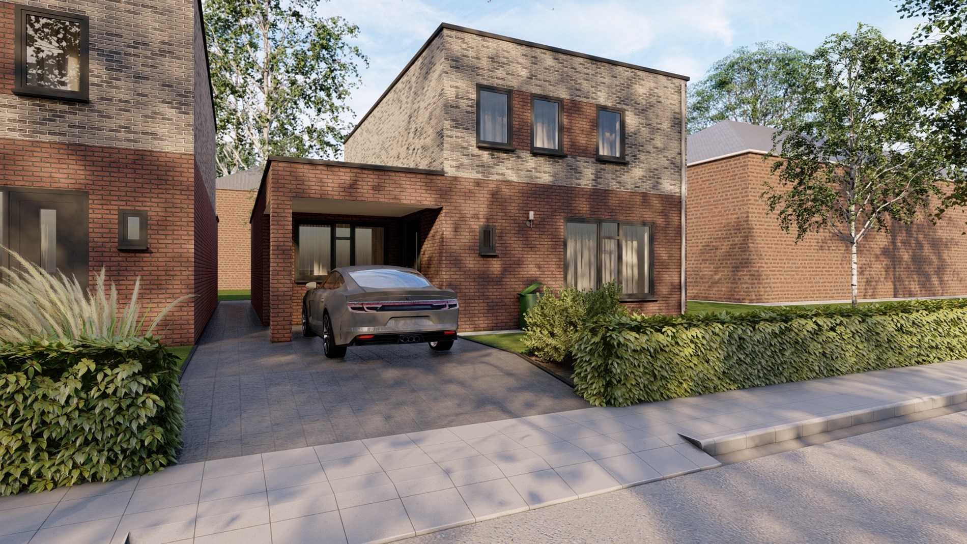 Nieuw te bouwen: 5 ruime vrijstaande woningen 