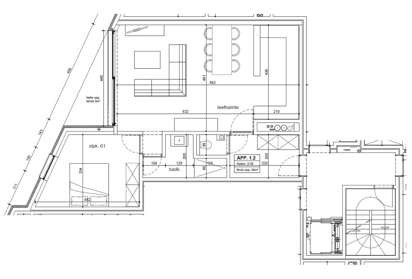 Recent appartement op toplocatie 