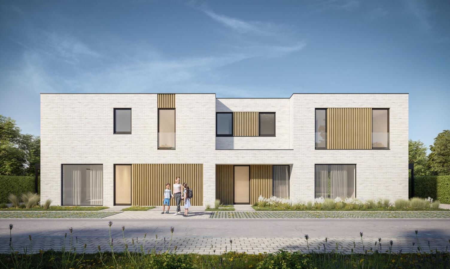 Gesloten nieuwbouw woning met garage te Ichtegem 