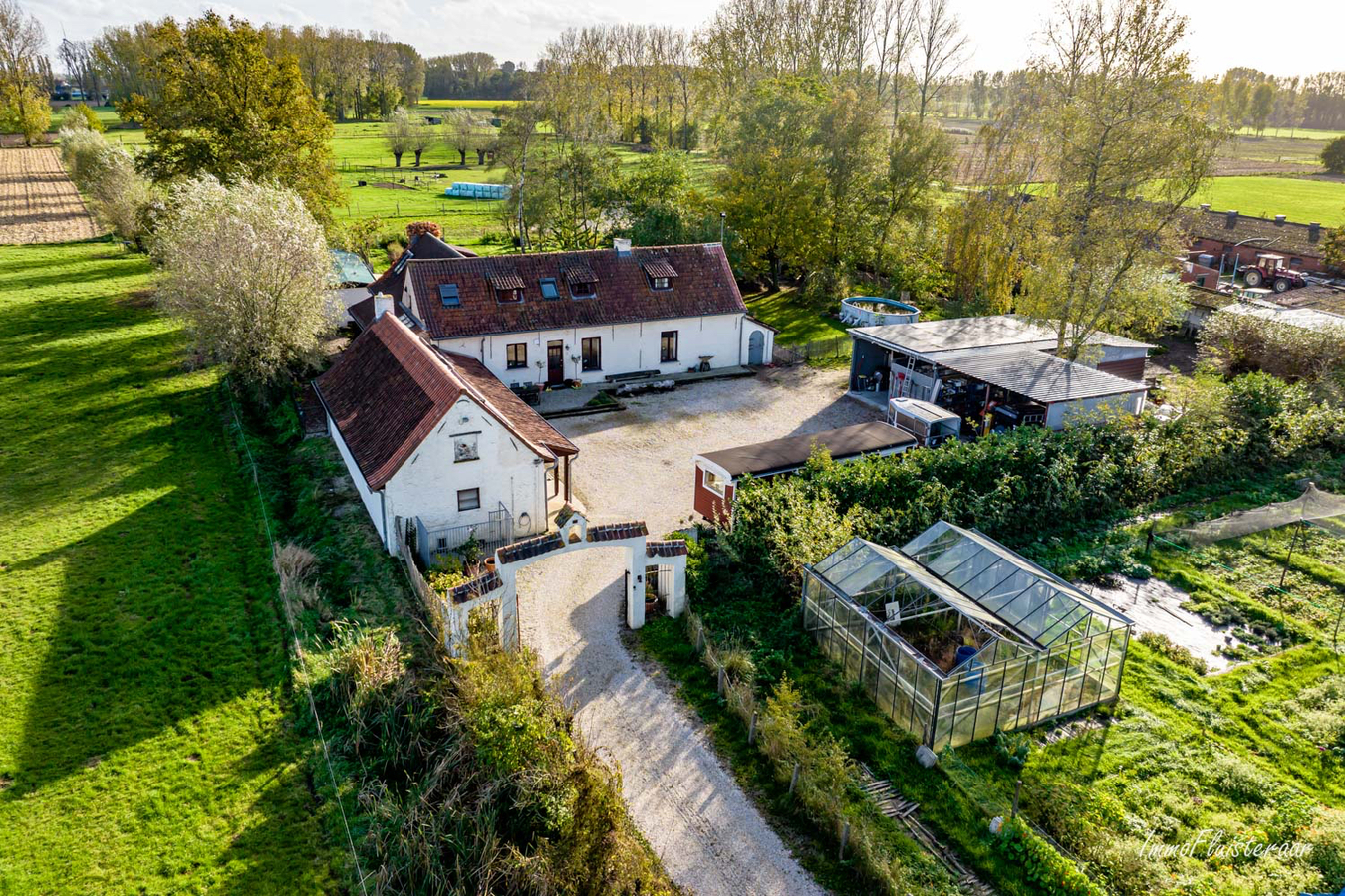 Idyllische eigendom op 3582 m2 gelegen te Lochristi 