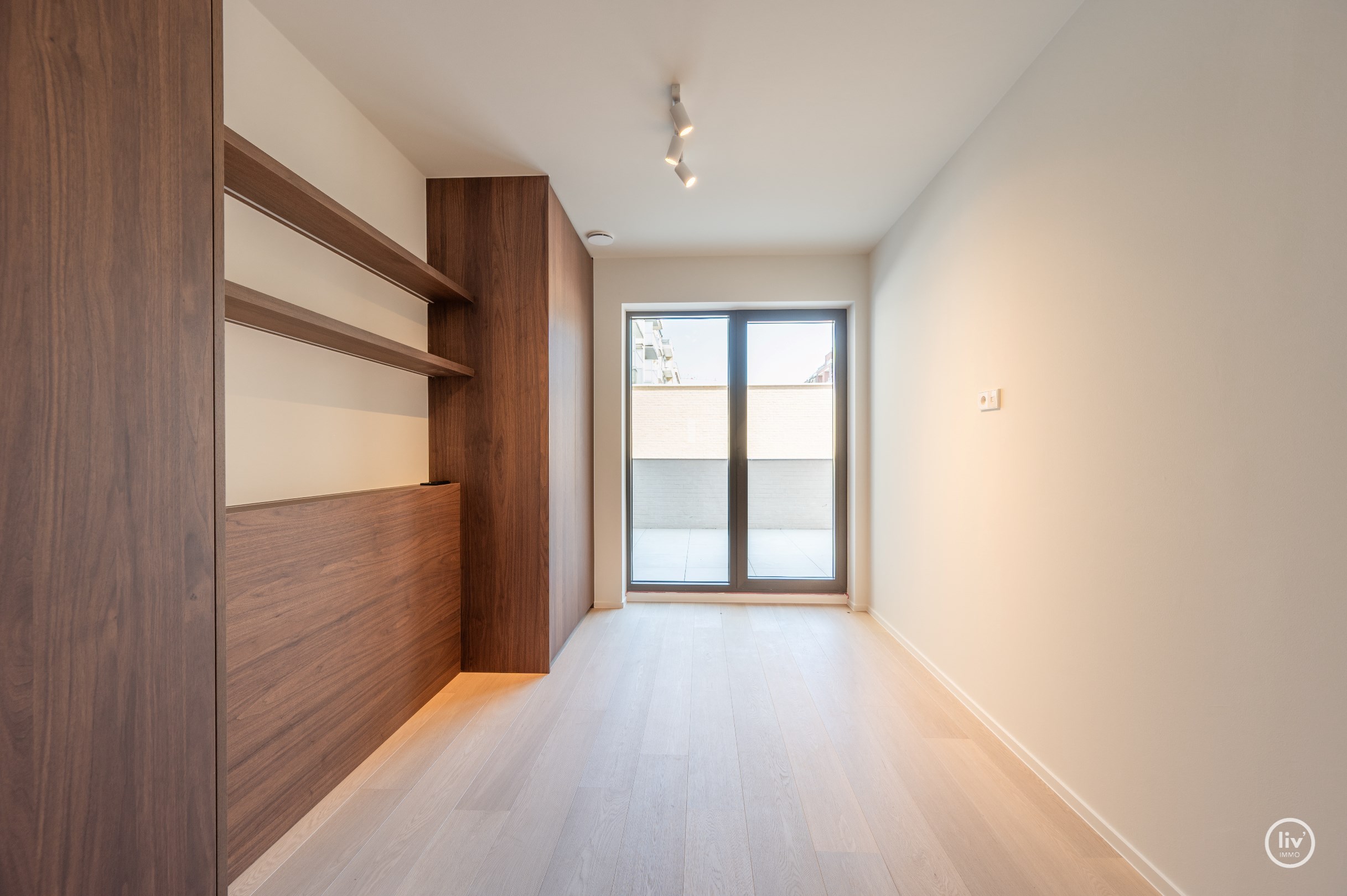 Appartement neuf exclusif avec trois chambres au cœur de Knokke. 