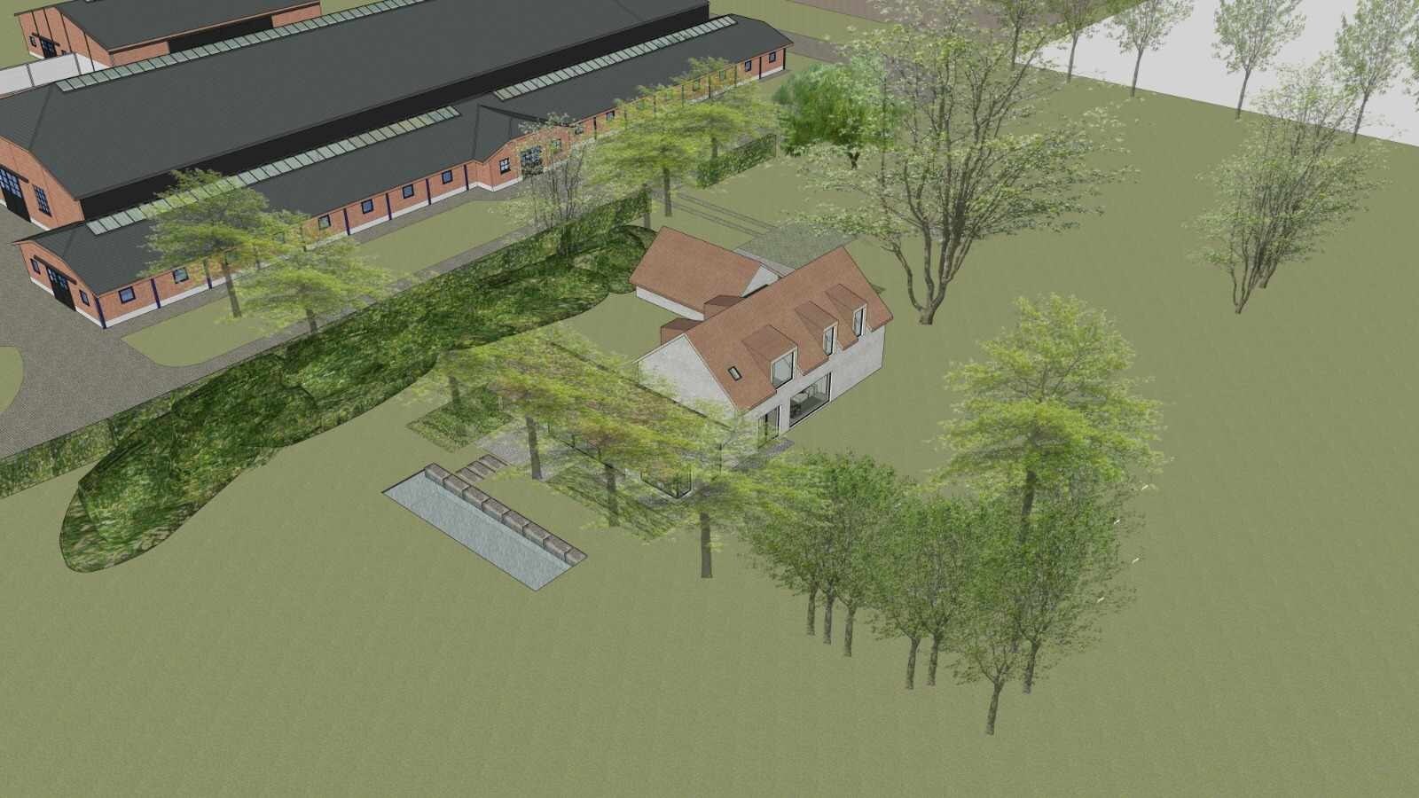 Exclusieve professionele hippische accommodatie (nieuwbouw) met villa op ca. 9 ha te Neerpelt 