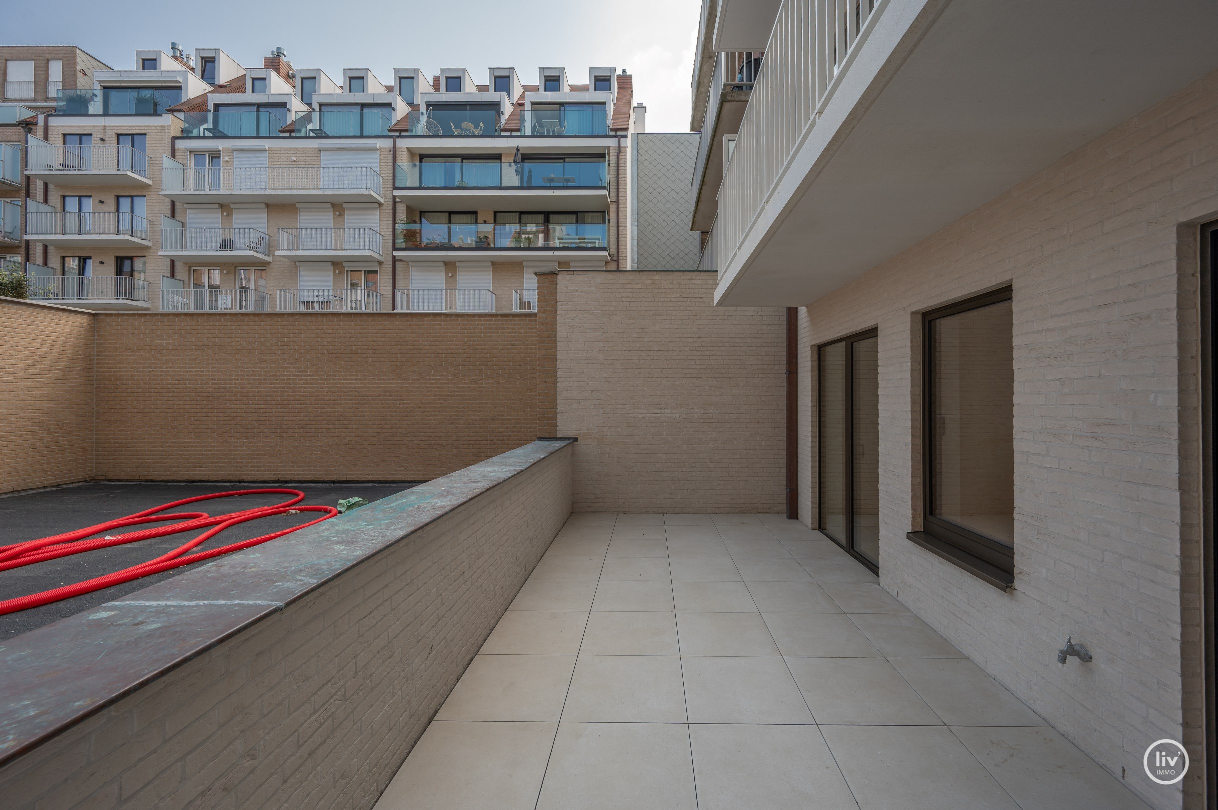 Appartement neuf exclusif avec trois chambres au cœur de Knokke. 