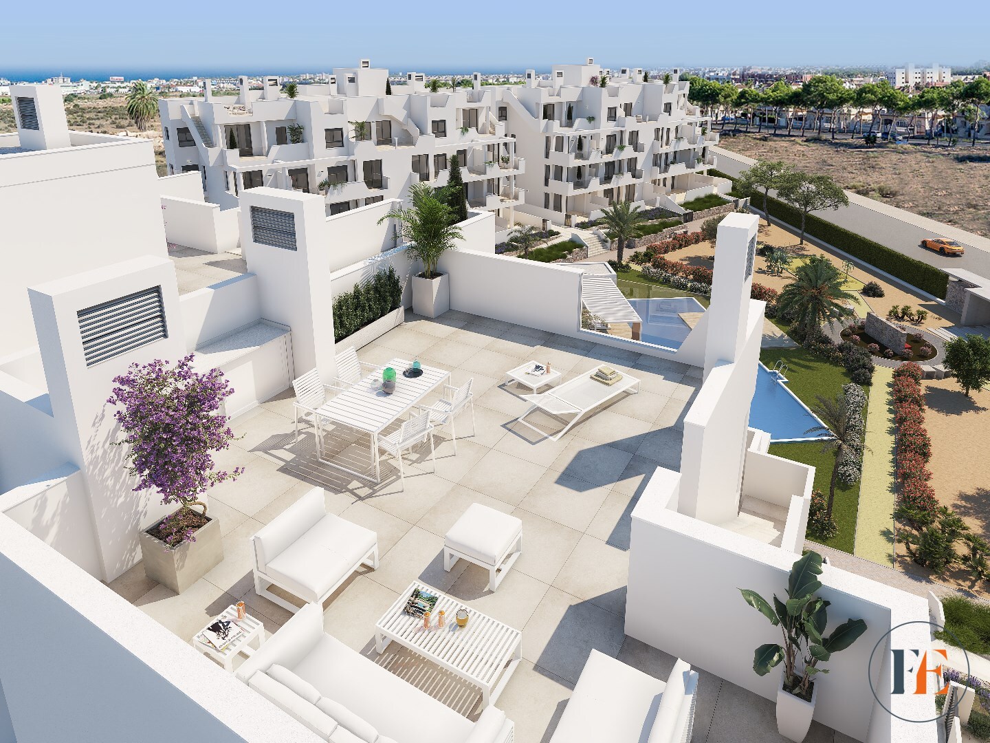 Residenti&#235;le Nieuwbouw in Priv&#233; Gated Resort in Murcia 