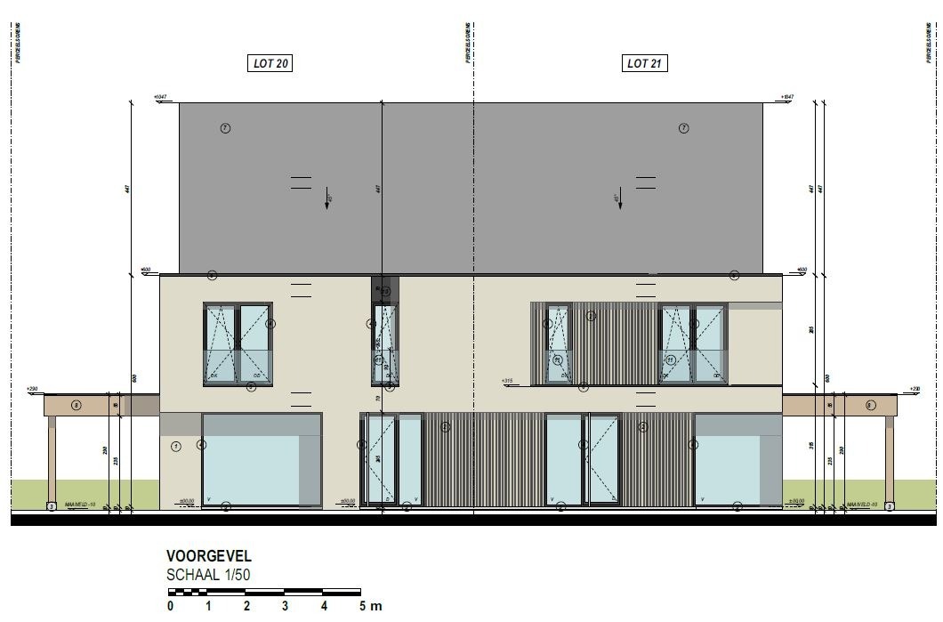 Half-open nieuwbouwwoning met 4 slaapkamers en tuin te Ichtegem 