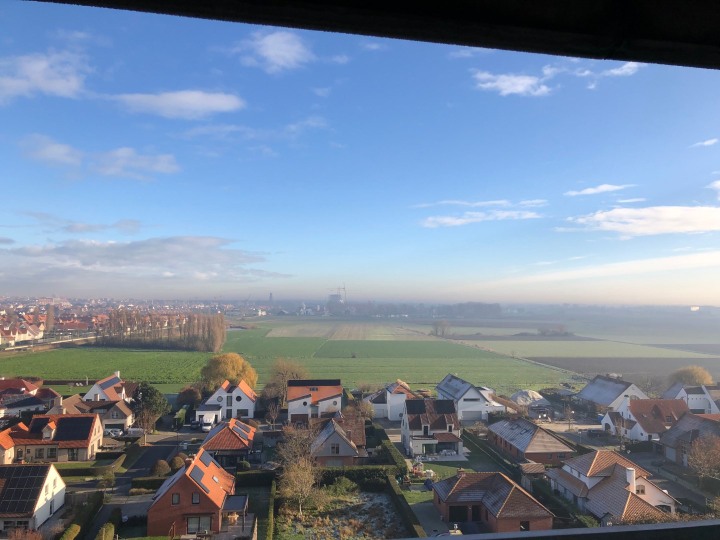Gezellige studio met fenomenaal uitzicht op de polders richting Knokke 