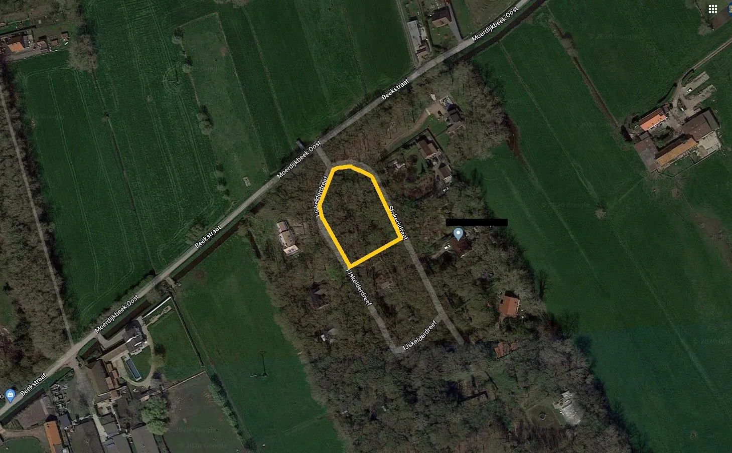Perceel bouwgrond van 2907 m² in Leugenboombos te Koekelare. 
