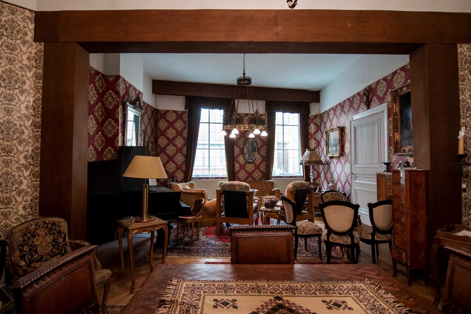 salon vooraan