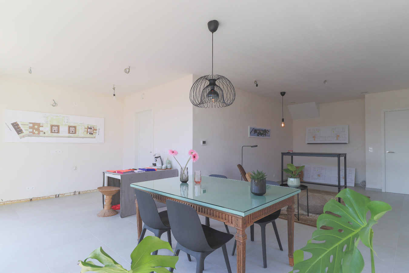 Moderne nieuwbouwwoningen met garage in groene omgeving te Kuurne 